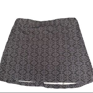 Ripskirt Hawaii Geometric Black and White Mini Skirt